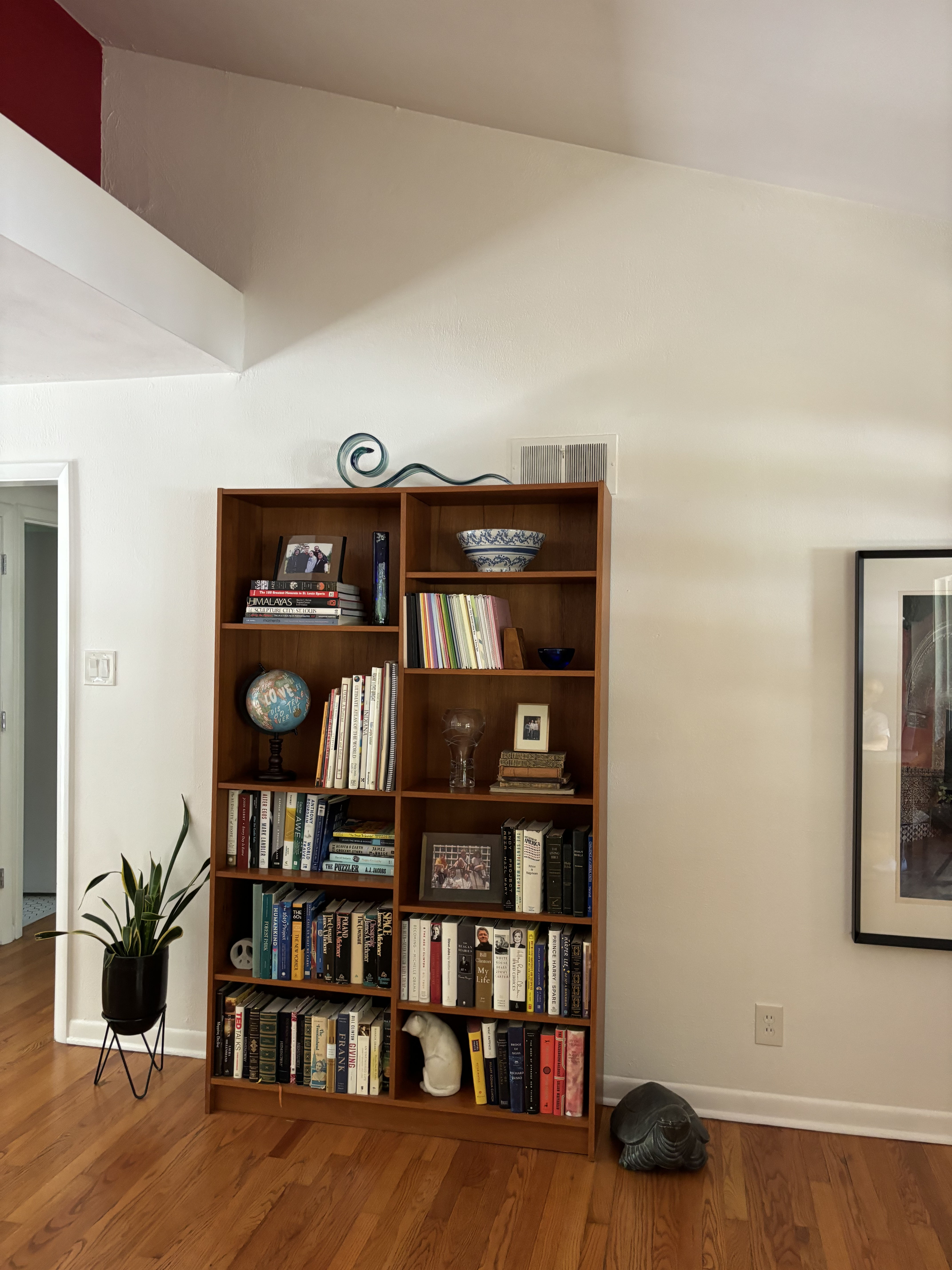 Book case before renovation